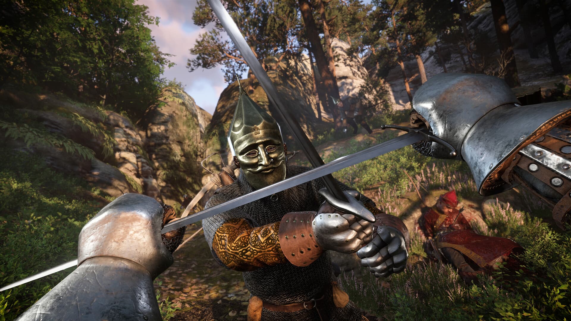 Sword fight in Kingdom Come: Deliverance II